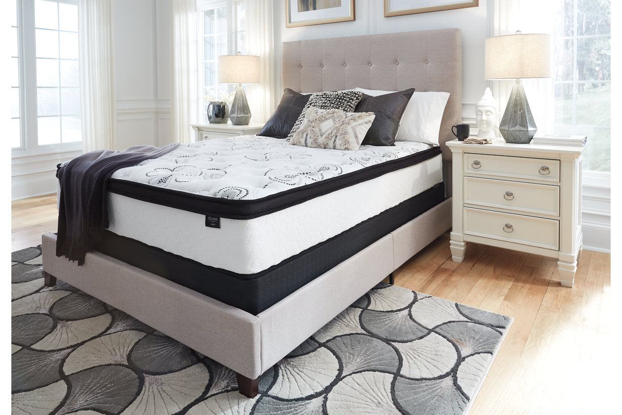 Chime 12 Inch Hybrid White Queen Mattress in a Box - M69731 - Luna Furniture - Dallas Store