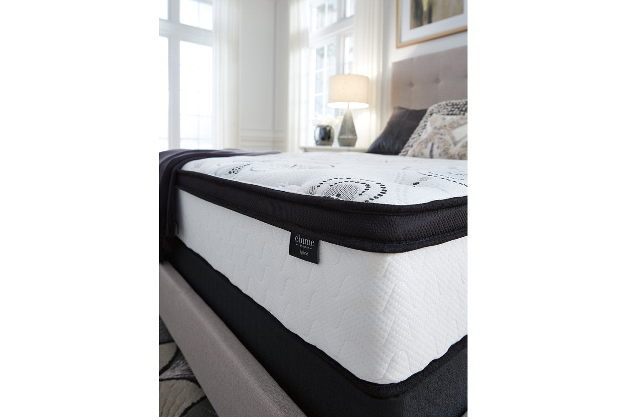 Chime 12 Inch Hybrid White Queen Mattress in a Box - M69731 - Luna Furniture - Dallas Store
