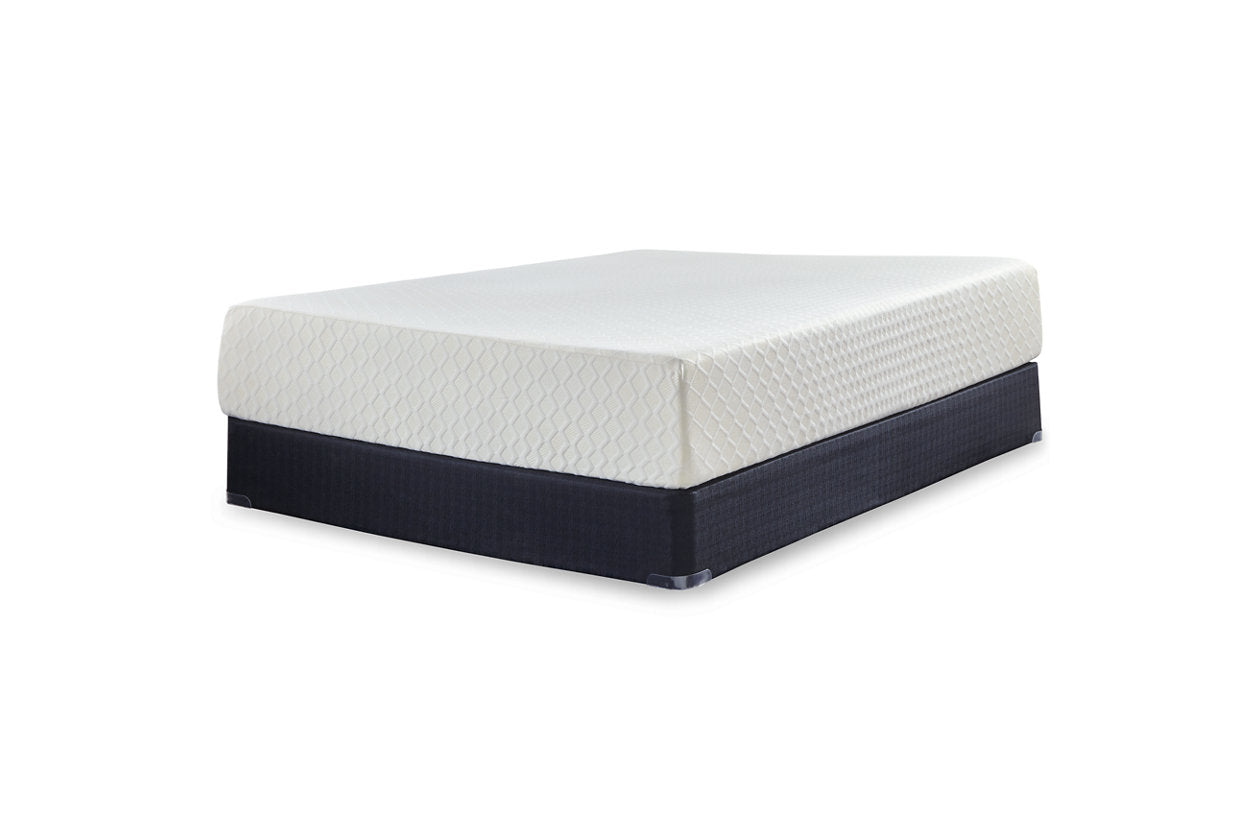Chime 12 Inch Memory Foam White Twin Mattress in a Box - M72711 - Luna Furniture - Dallas Store