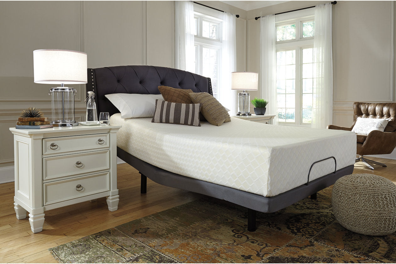 Chime 12 Inch Memory Foam White Twin Mattress in a Box - M72711 - Luna Furniture - Dallas Store