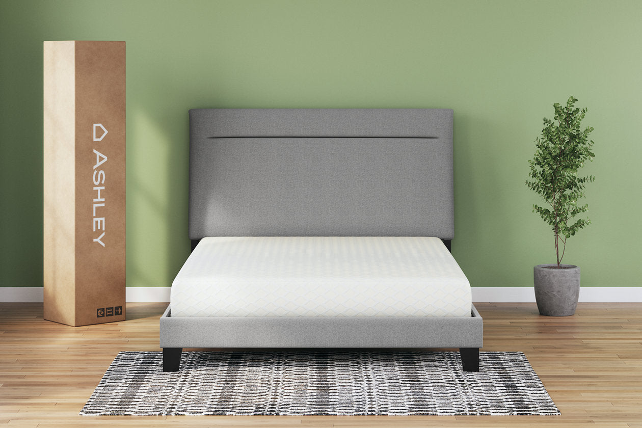 Chime 8 Inch Memory Foam White King Mattress in a Box - M72641 - Luna Furniture - Dallas Store