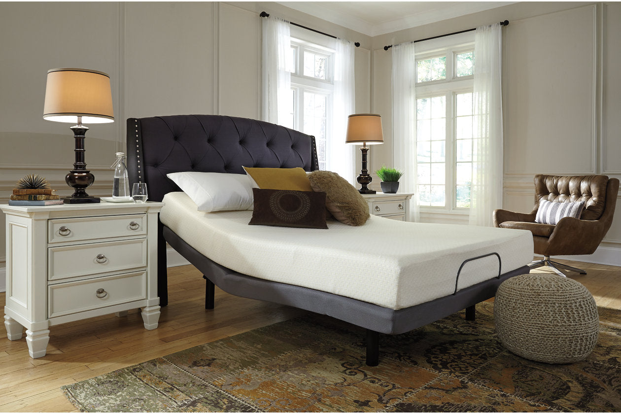 Chime 8 Inch Memory Foam White King Mattress in a Box - M72641 - Luna Furniture - Dallas Store