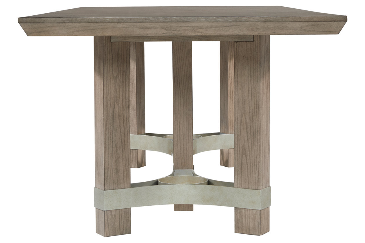Chrestner Gray Dining Table - D983-25 - Luna Furniture - Dallas Store
