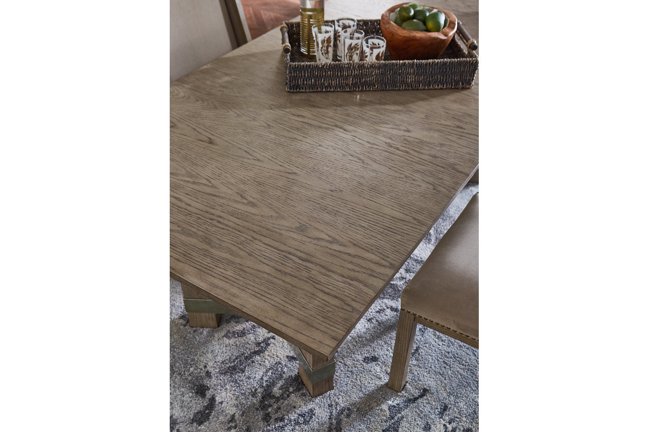 Chrestner Gray Dining Table - D983-25 - Luna Furniture - Dallas Store
