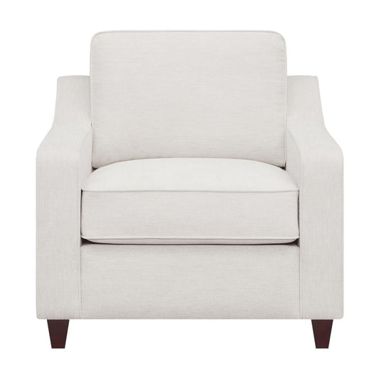Christine Beige Upholstered Cushion Back Chair - 552063 - Luna Furniture - Dallas Store