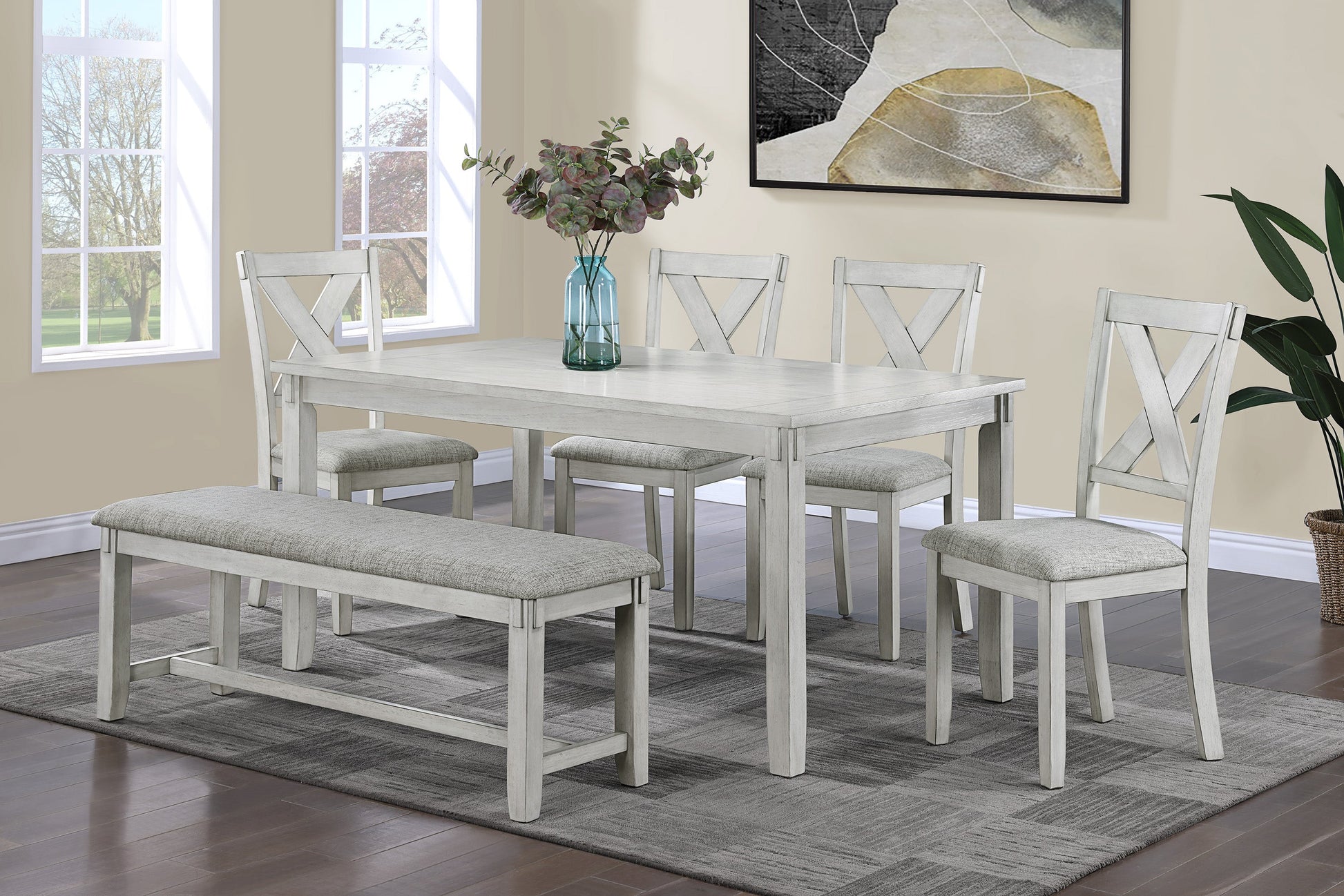 Clara Driftwood Dining Set - SET | 2321DW-SET - Luna Furniture - Dallas Store