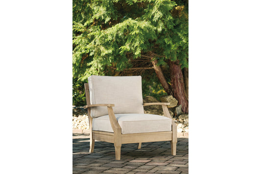 Clare View Beige Lounge Chair with Cushion - P801-820 - Luna Furniture - Dallas Store