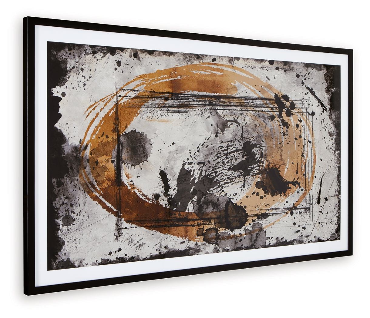 Clefting Black/Caramel/Tan Wall Art - A8000374 - Luna Furniture - Dallas Store
