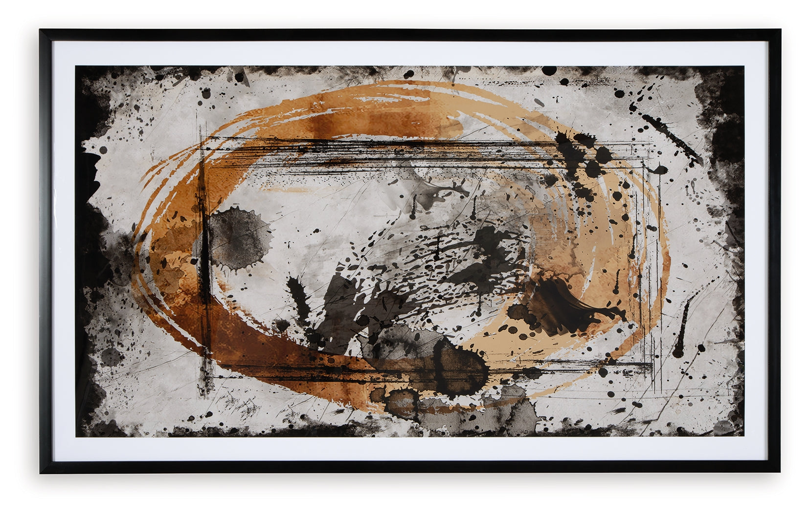 Clefting Black/Caramel/Tan Wall Art - A8000374 - Luna Furniture - Dallas Store