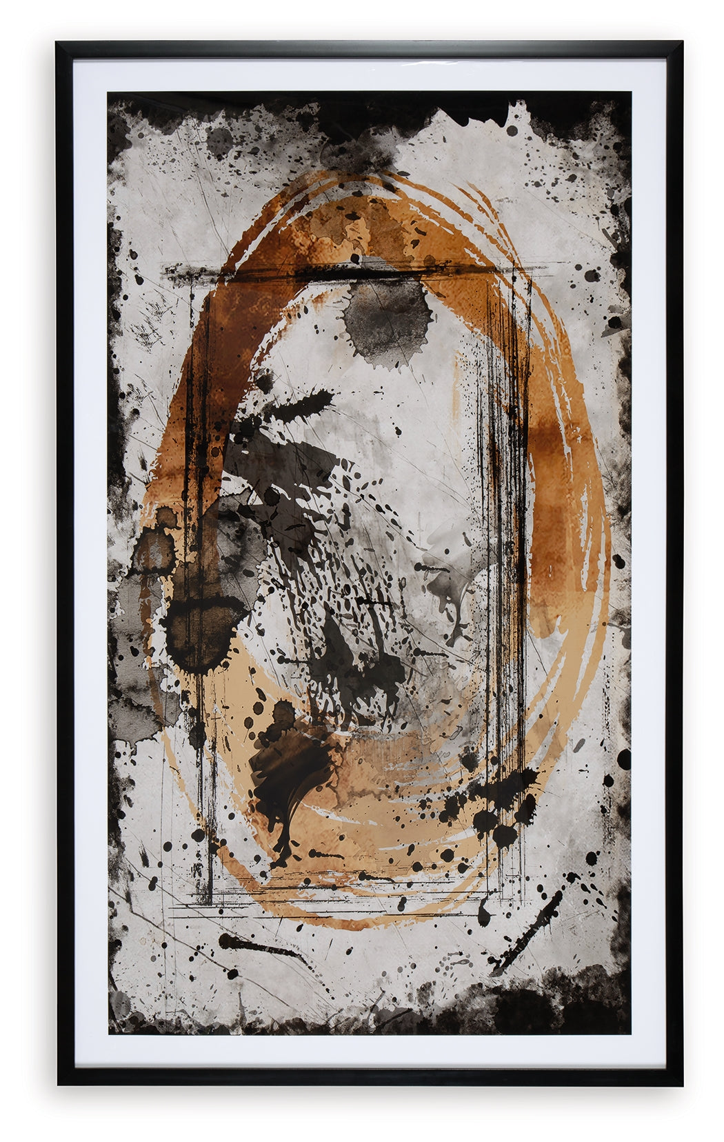 Clefting Black/Caramel/Tan Wall Art - A8000374 - Luna Furniture - Dallas Store
