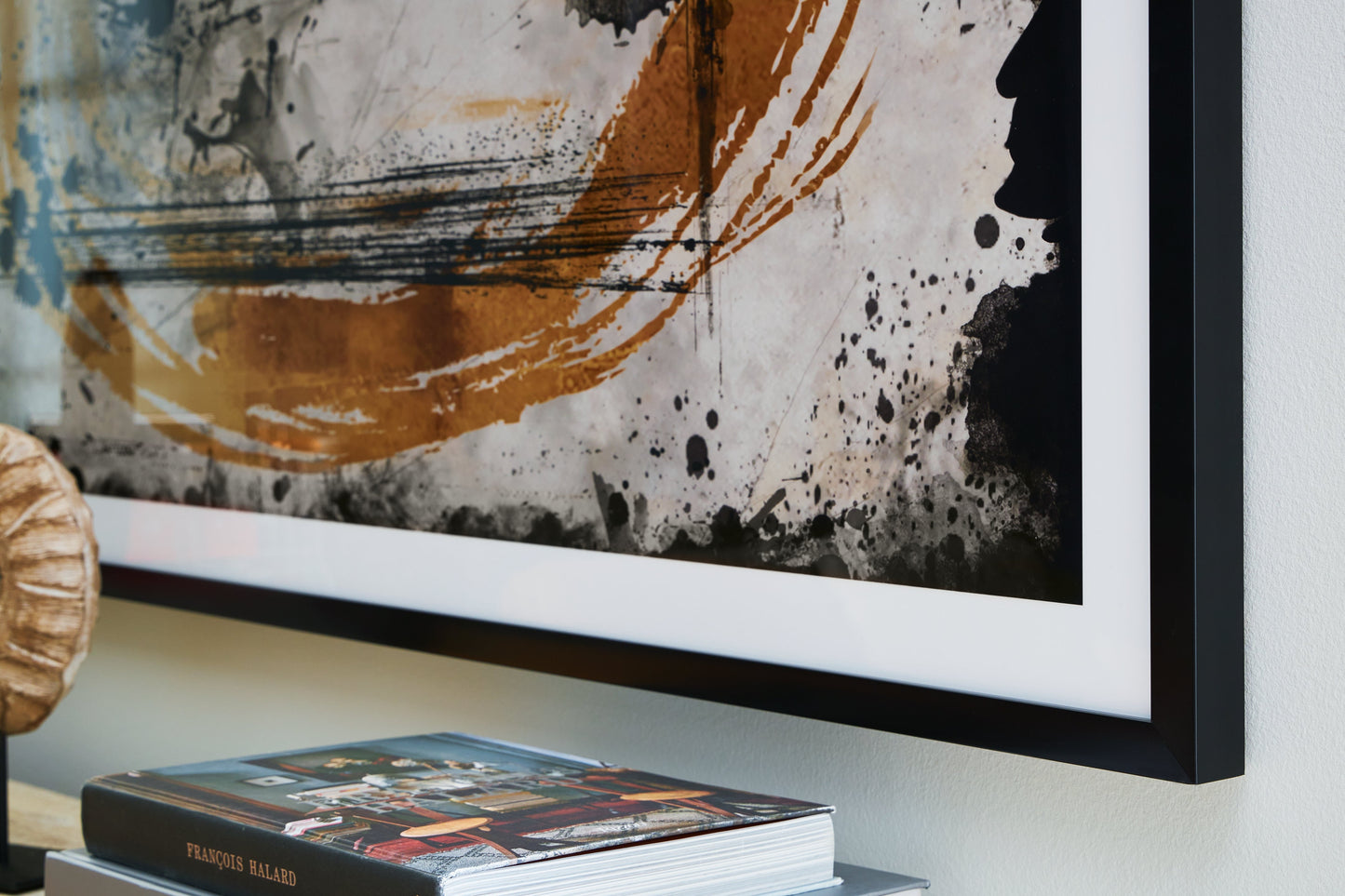 Clefting Black/Caramel/Tan Wall Art - A8000374 - Luna Furniture - Dallas Store