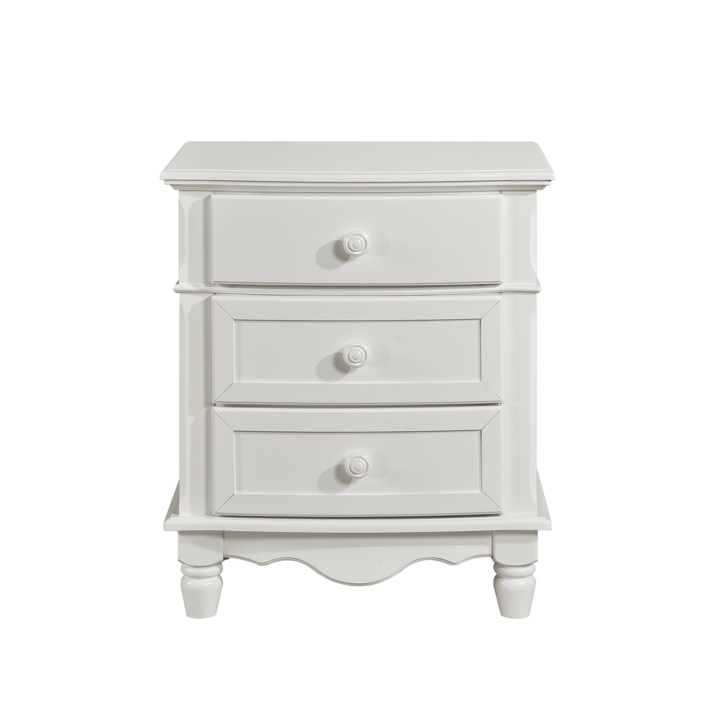 Clementine White Nightstand - B1799-4 - Luna Furniture - Dallas Store