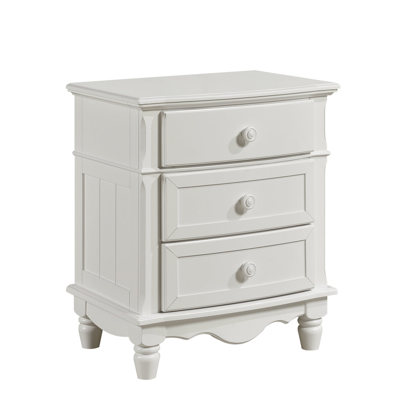 Clementine White Nightstand - B1799-4 - Luna Furniture - Dallas Store