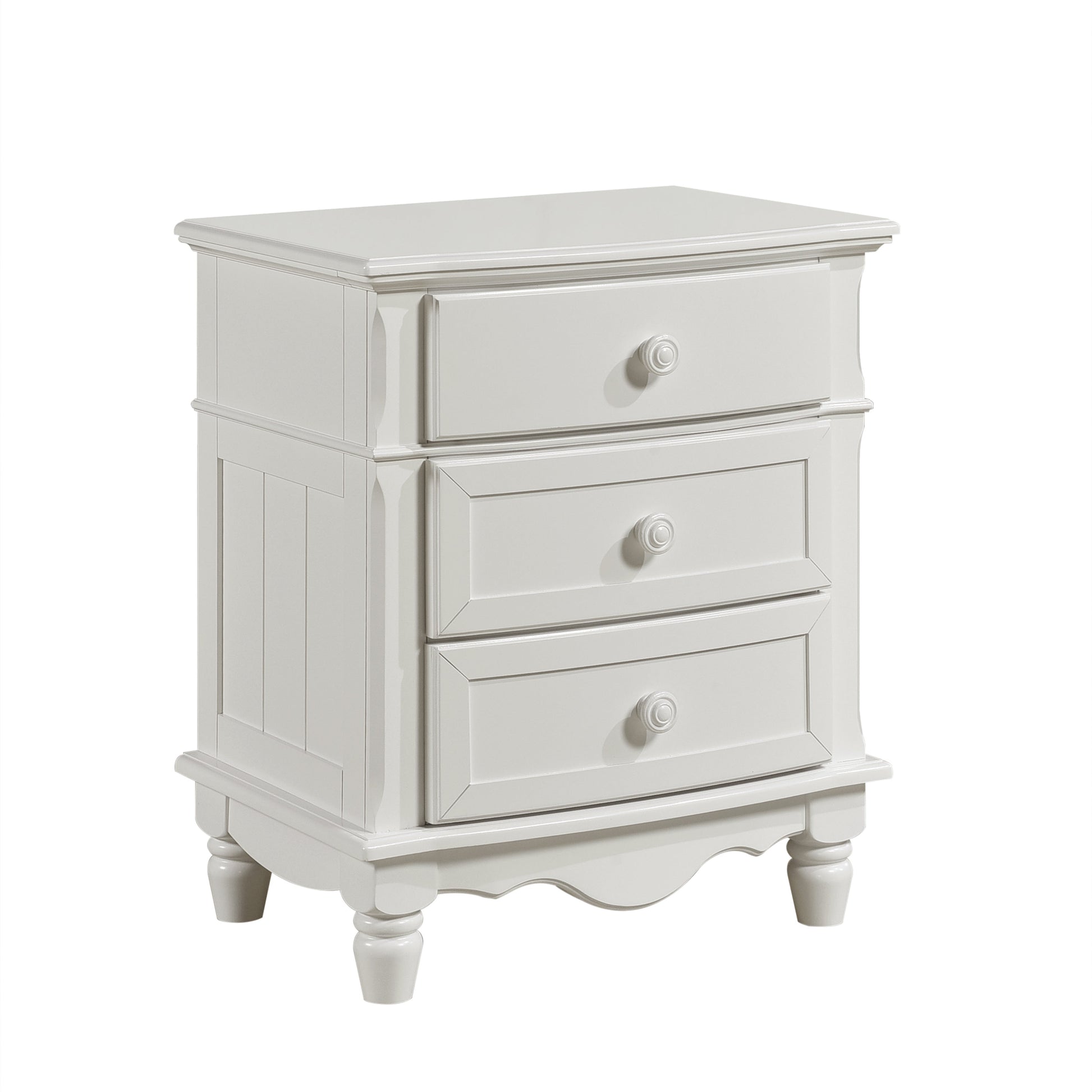 Clementine White Nightstand - B1799-4 - Luna Furniture - Dallas Store