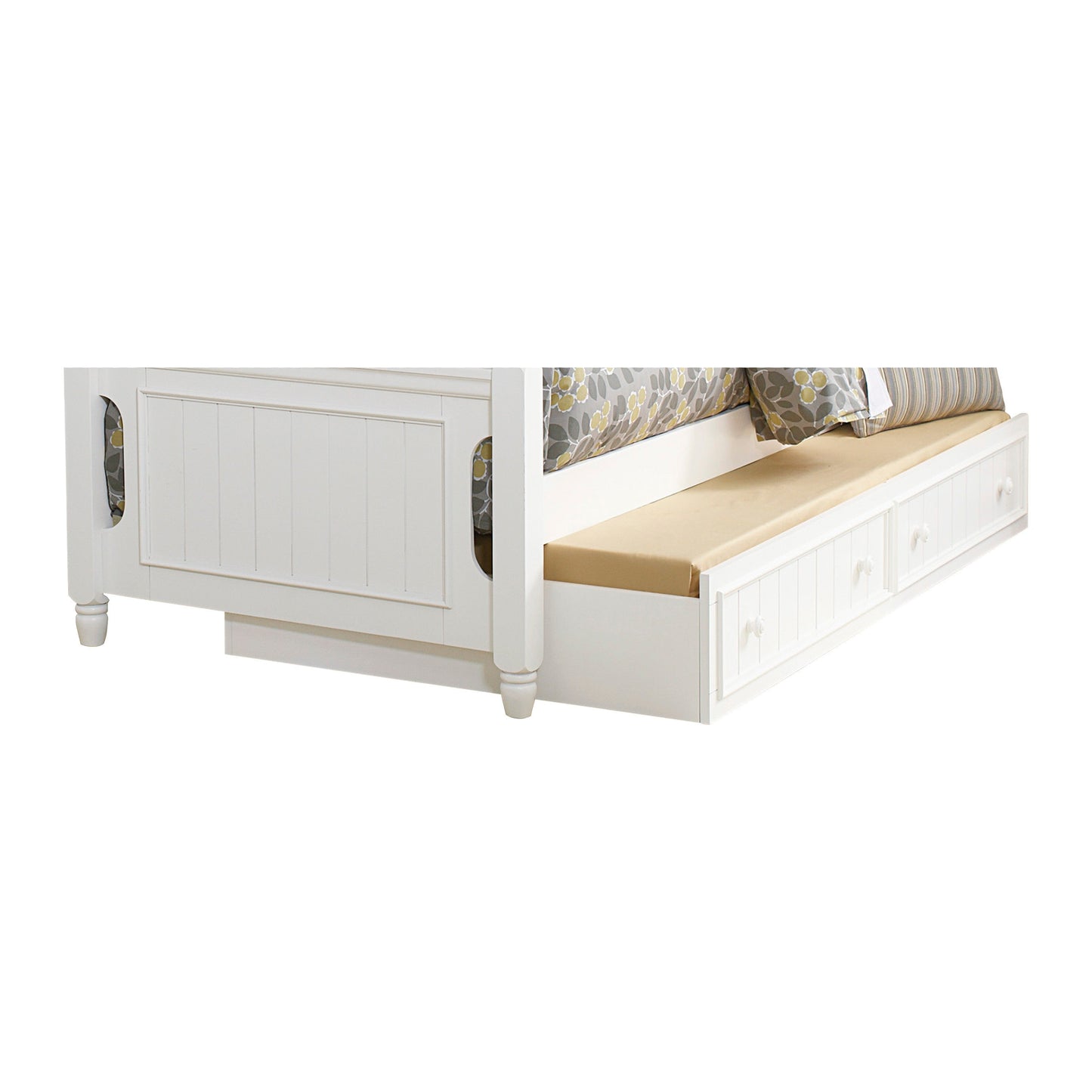 Clementine White Twin/Twin Bunk Bed with Twin Trundle - SET | B1799-HF | B1799-RL | B1799-SL | B1799-R - Luna Furniture - Dallas Store