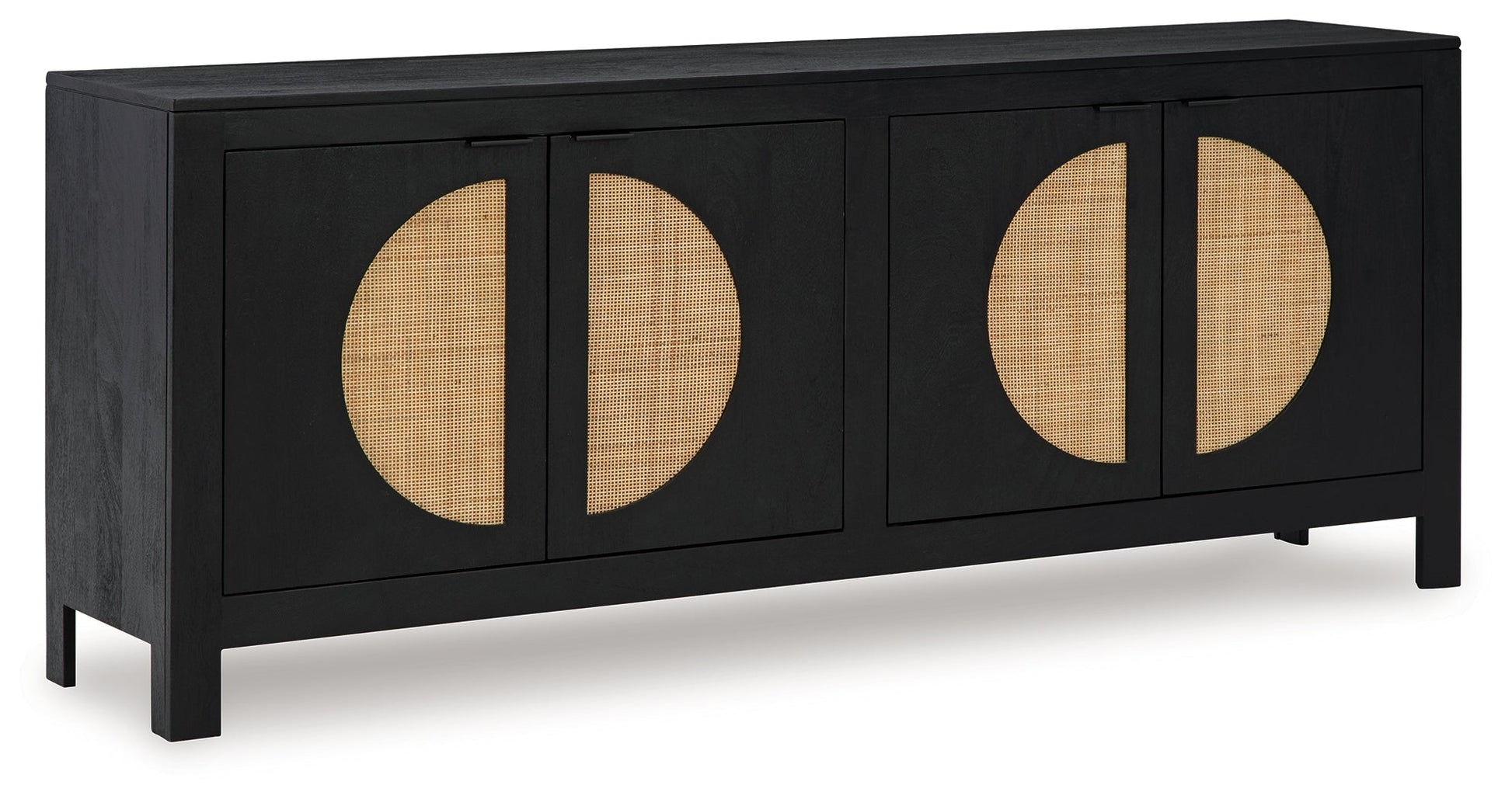 Cliffiings Black/Natural Accent Cabinet - A4000575 - Luna Furniture - Dallas Store