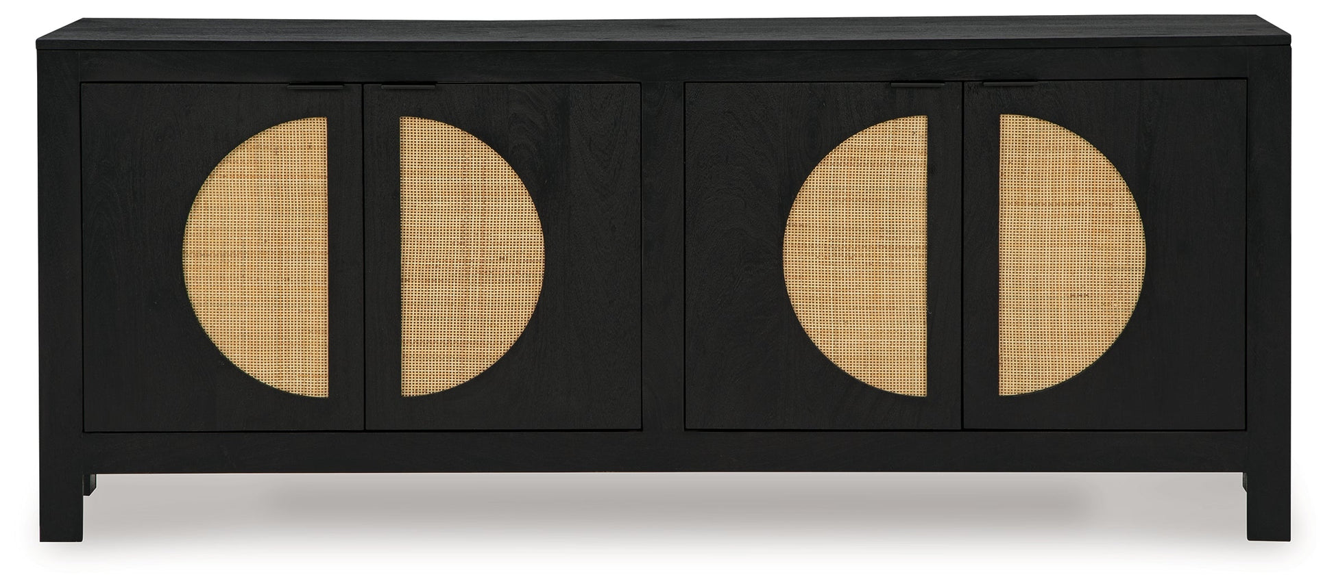 Cliffiings Black/Natural Accent Cabinet - A4000575 - Luna Furniture - Dallas Store