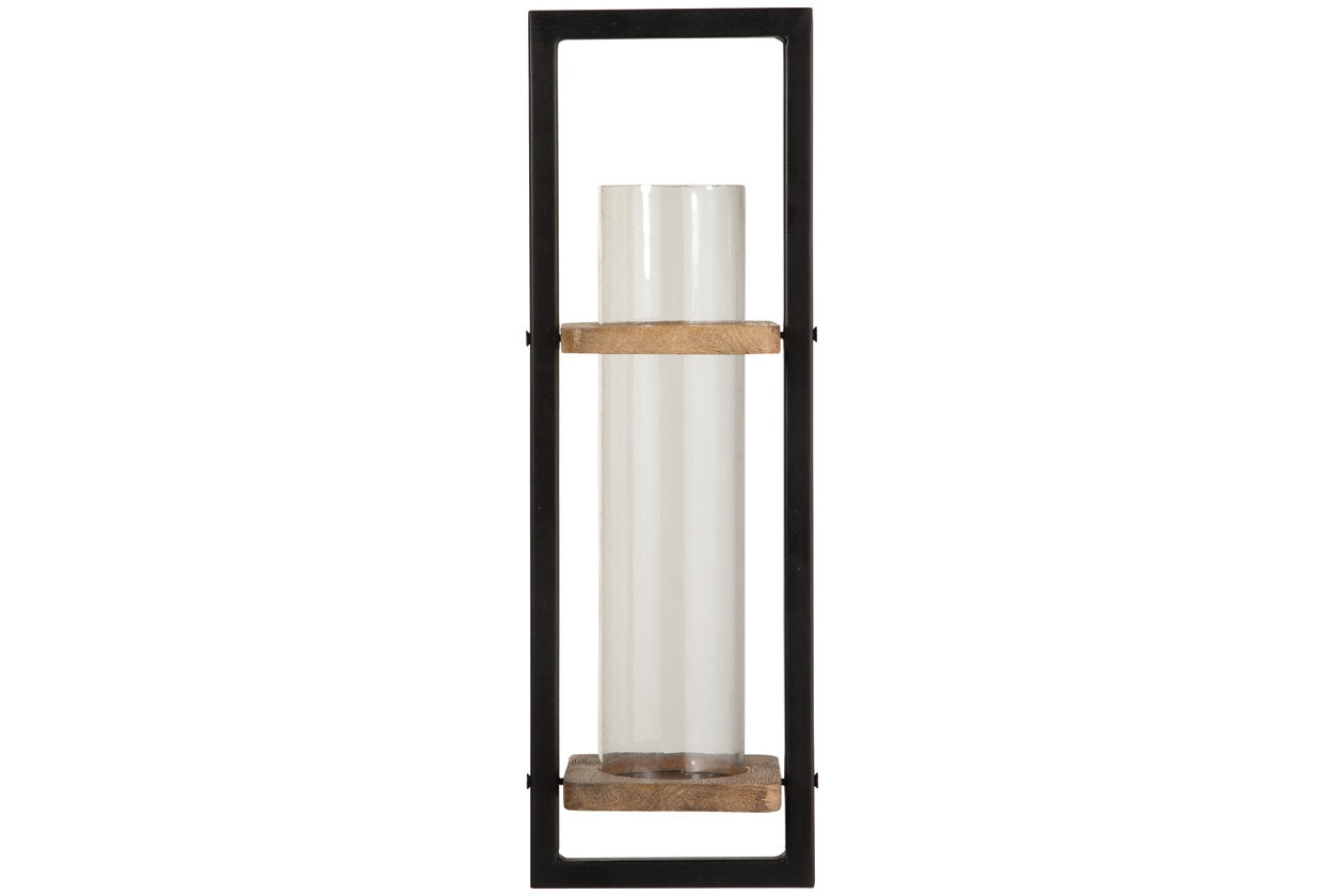 Colburn Natural/Black Wall Sconce - A8010171 - Luna Furniture - Dallas Store