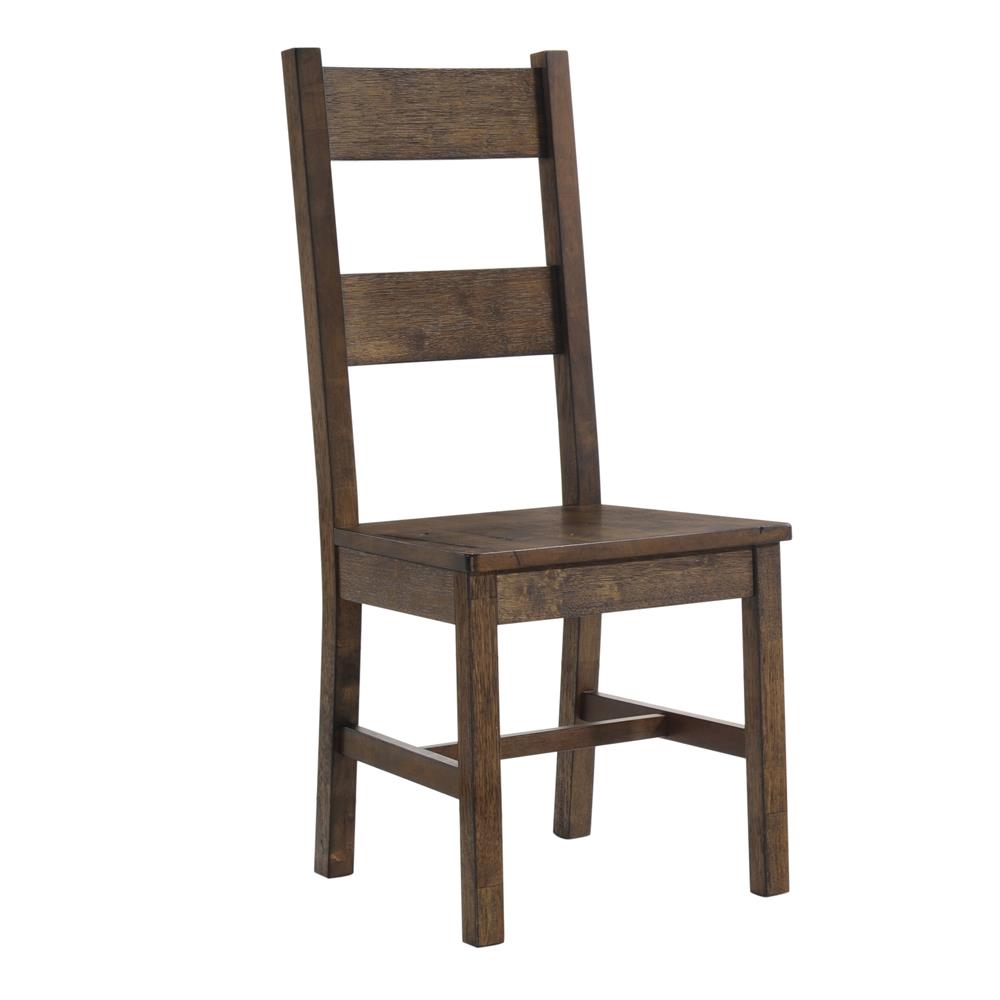 Coleman Rustic Golden Brown Dining Side Chairs, Set of 2 - 107042 - Luna Furniture - Dallas Store