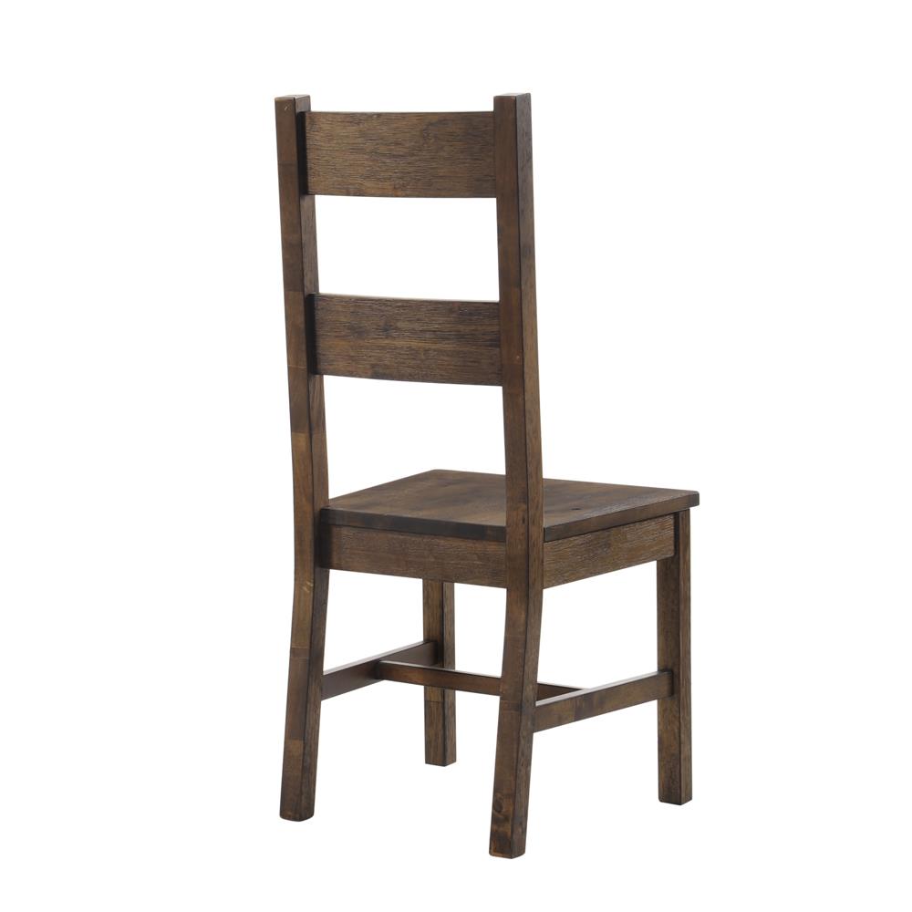 Coleman Rustic Golden Brown Dining Side Chairs, Set of 2 - 107042 - Luna Furniture - Dallas Store
