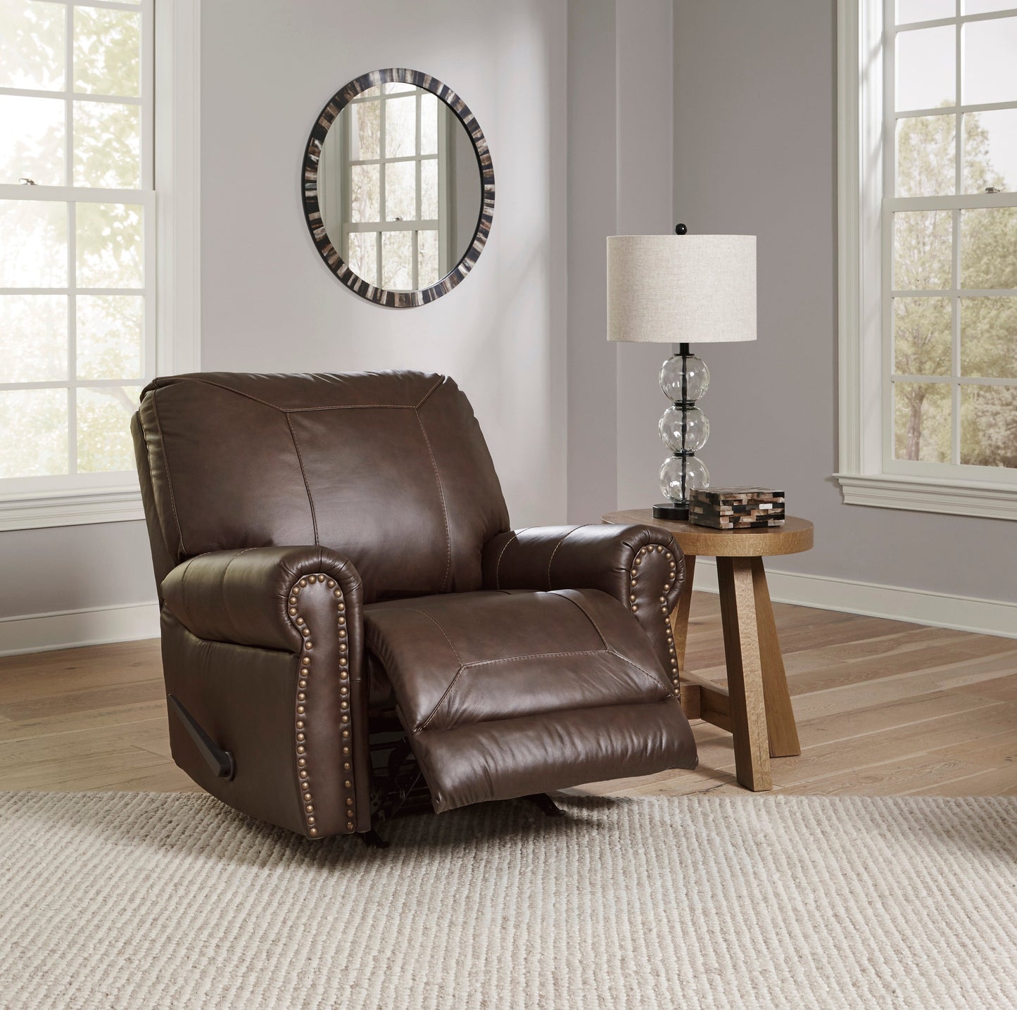 Colleton Dark Brown Leather Living Room Set - SET | 5210738 | 5210735 - Luna Furniture - Dallas Store