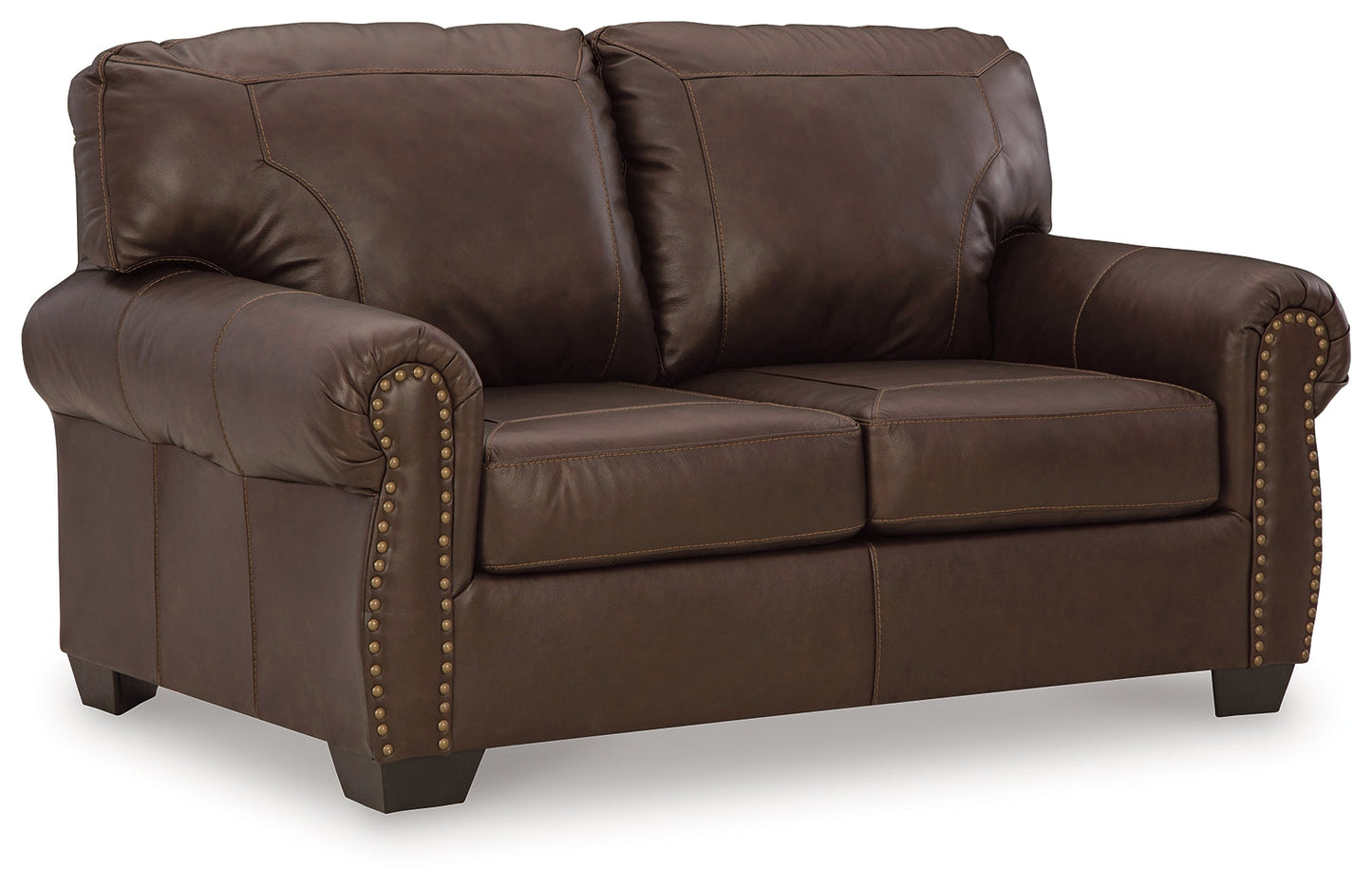 Colleton Dark Brown Loveseat - 5210735 - Luna Furniture - Dallas Store
