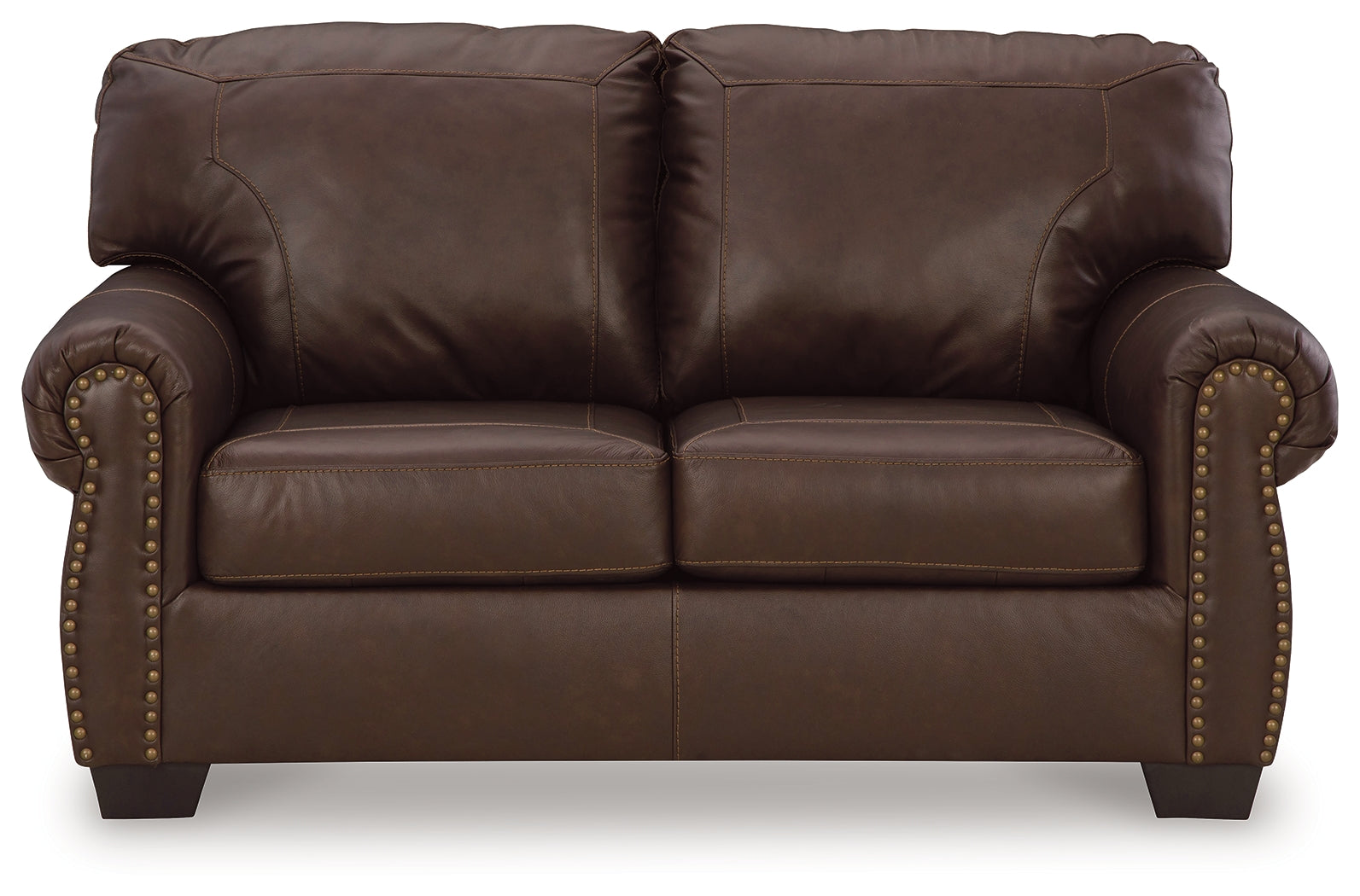 Colleton Dark Brown Loveseat - 5210735 - Luna Furniture - Dallas Store
