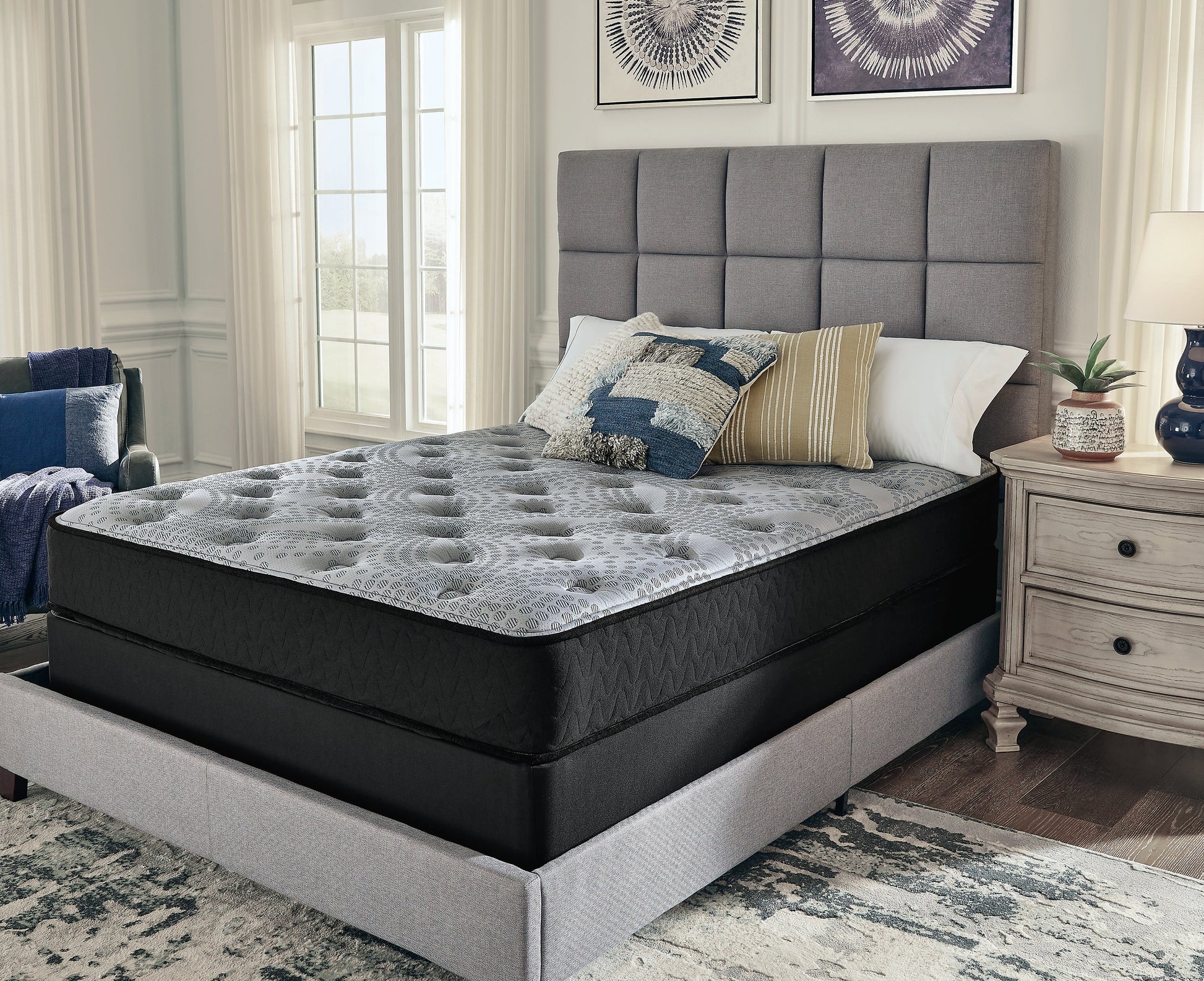 Comfort Plus Gray Twin Mattress - M50911 - Luna Furniture - Dallas Store
