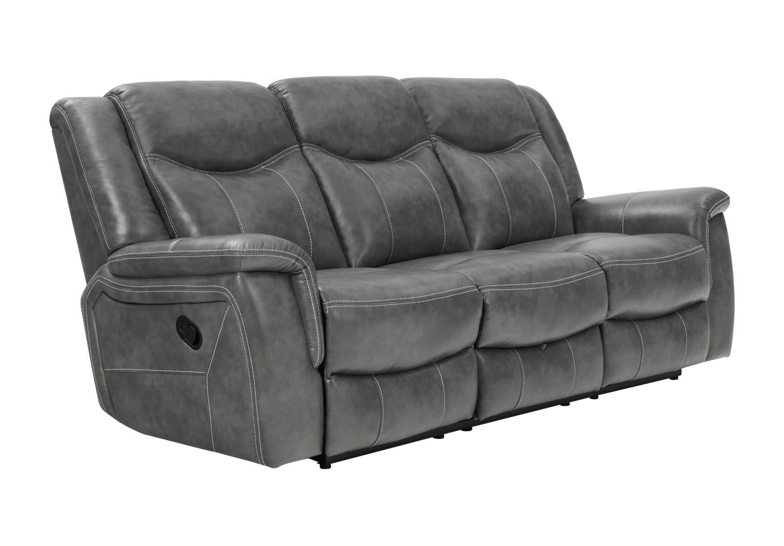 Conrad Upholstered Motion Sofa Cool Gray - 650354 - Luna Furniture - Dallas Store