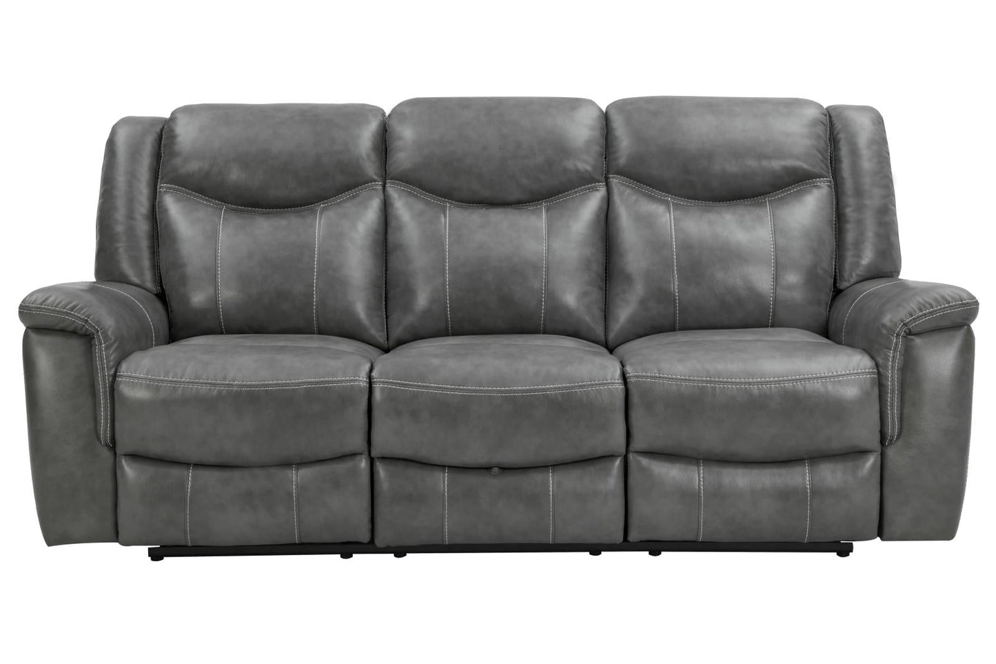 Conrad Upholstered Motion Sofa Cool Gray - 650354 - Luna Furniture - Dallas Store
