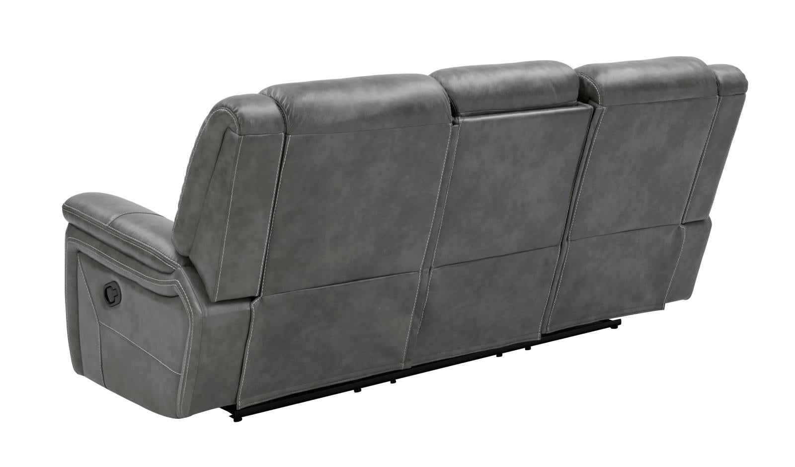 Conrad Upholstered Motion Sofa Cool Gray - 650354 - Luna Furniture - Dallas Store