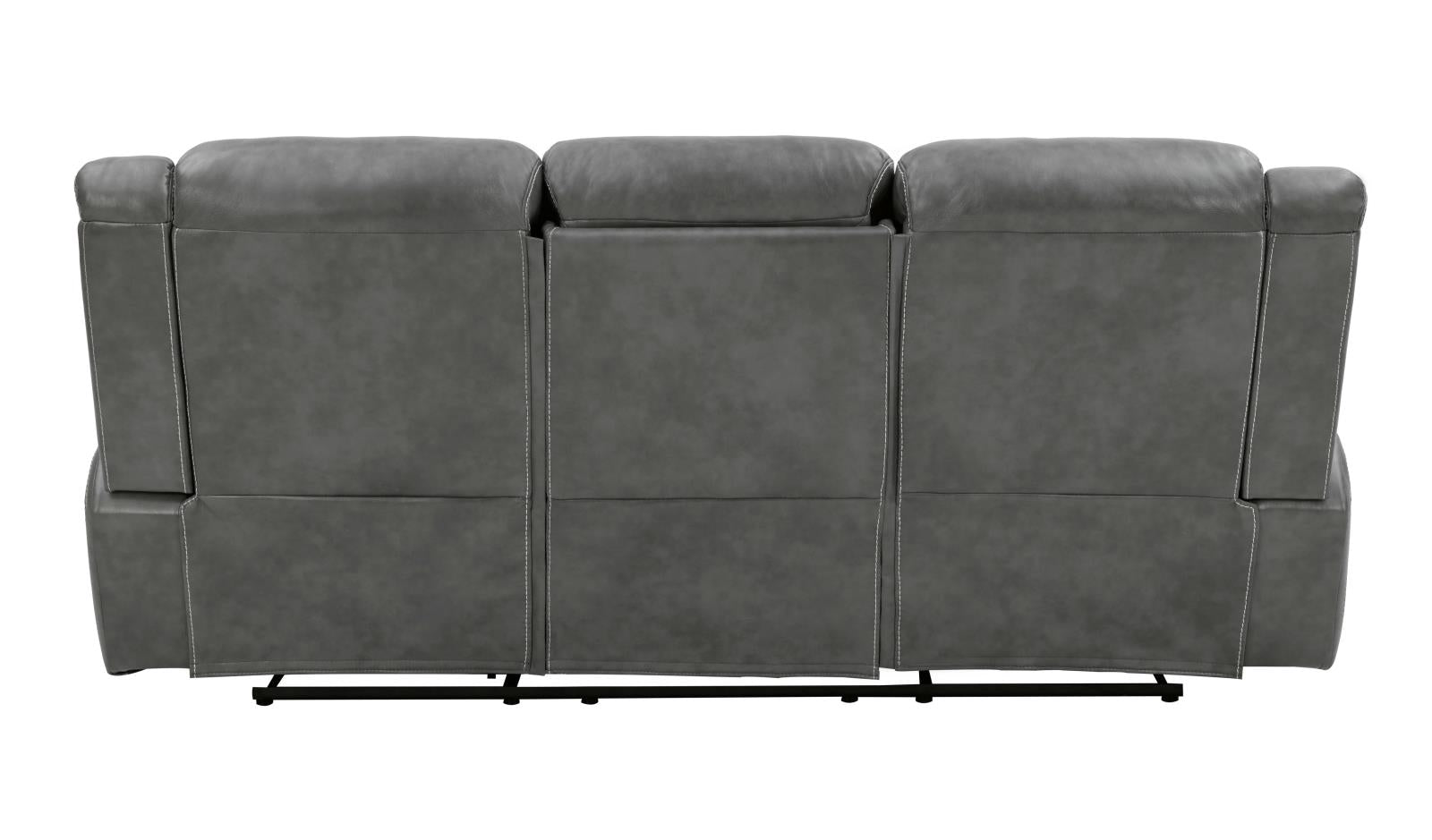 Conrad Upholstered Motion Sofa Cool Gray - 650354 - Luna Furniture - Dallas Store