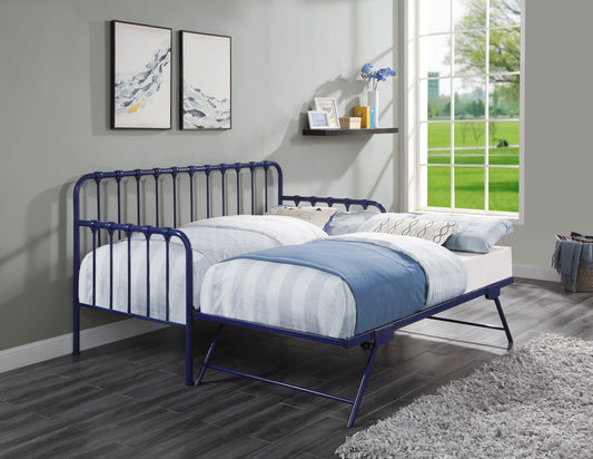Constance Navy Blue Daybed With Lift-Up Trundle - 4983BU-NT - Luna Furniture - Dallas Store