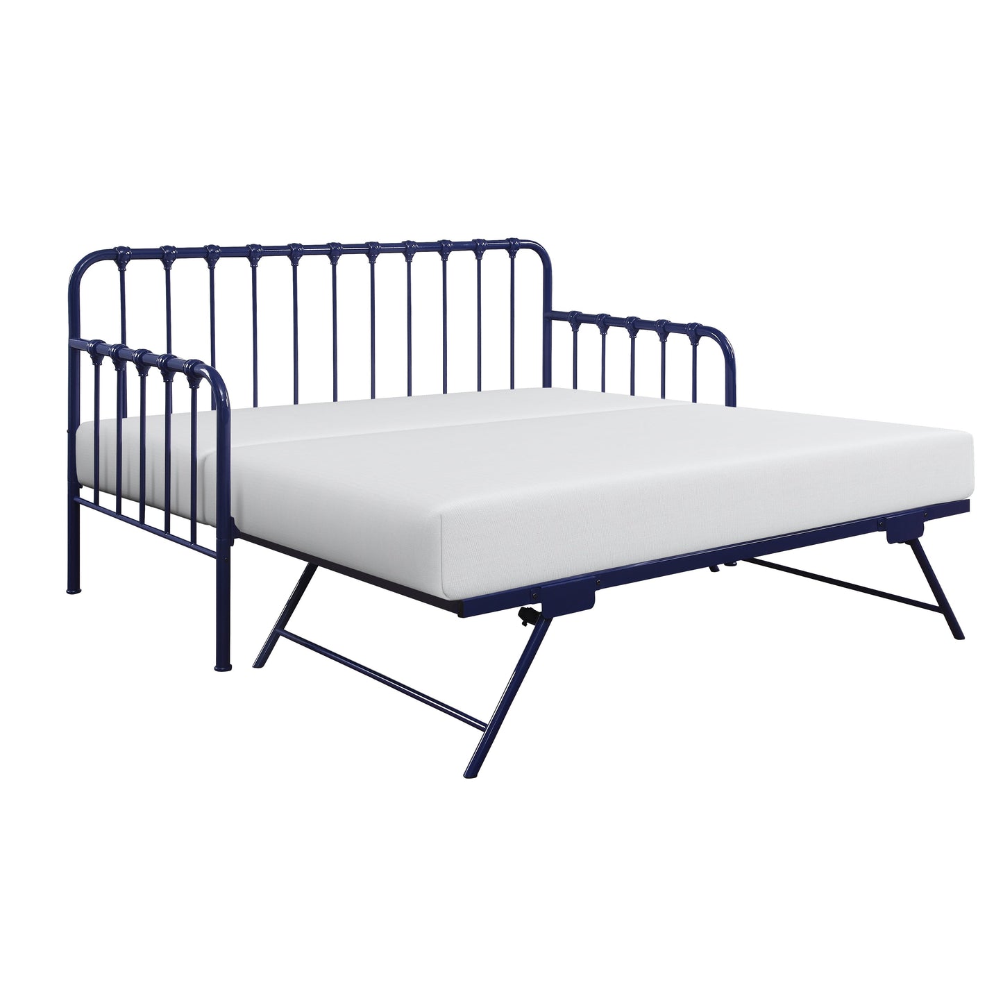 Constance Navy Blue Daybed With Lift-Up Trundle - 4983BU-NT - Luna Furniture - Dallas Store