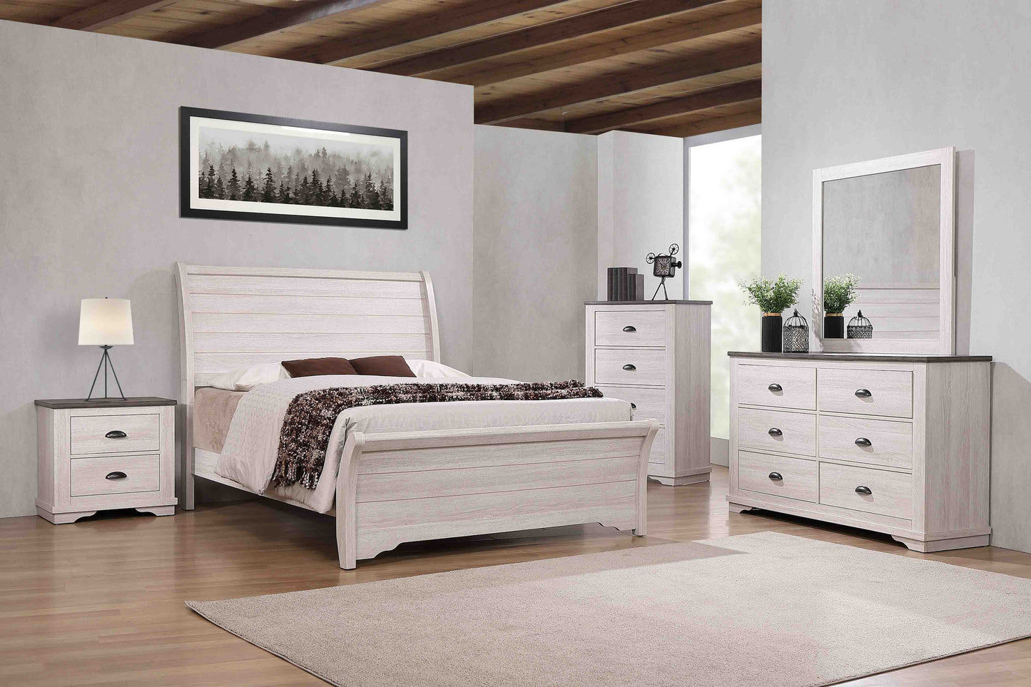 Coralee Chalk/Gray Dresser - B8130-1 - Luna Furniture - Dallas Store