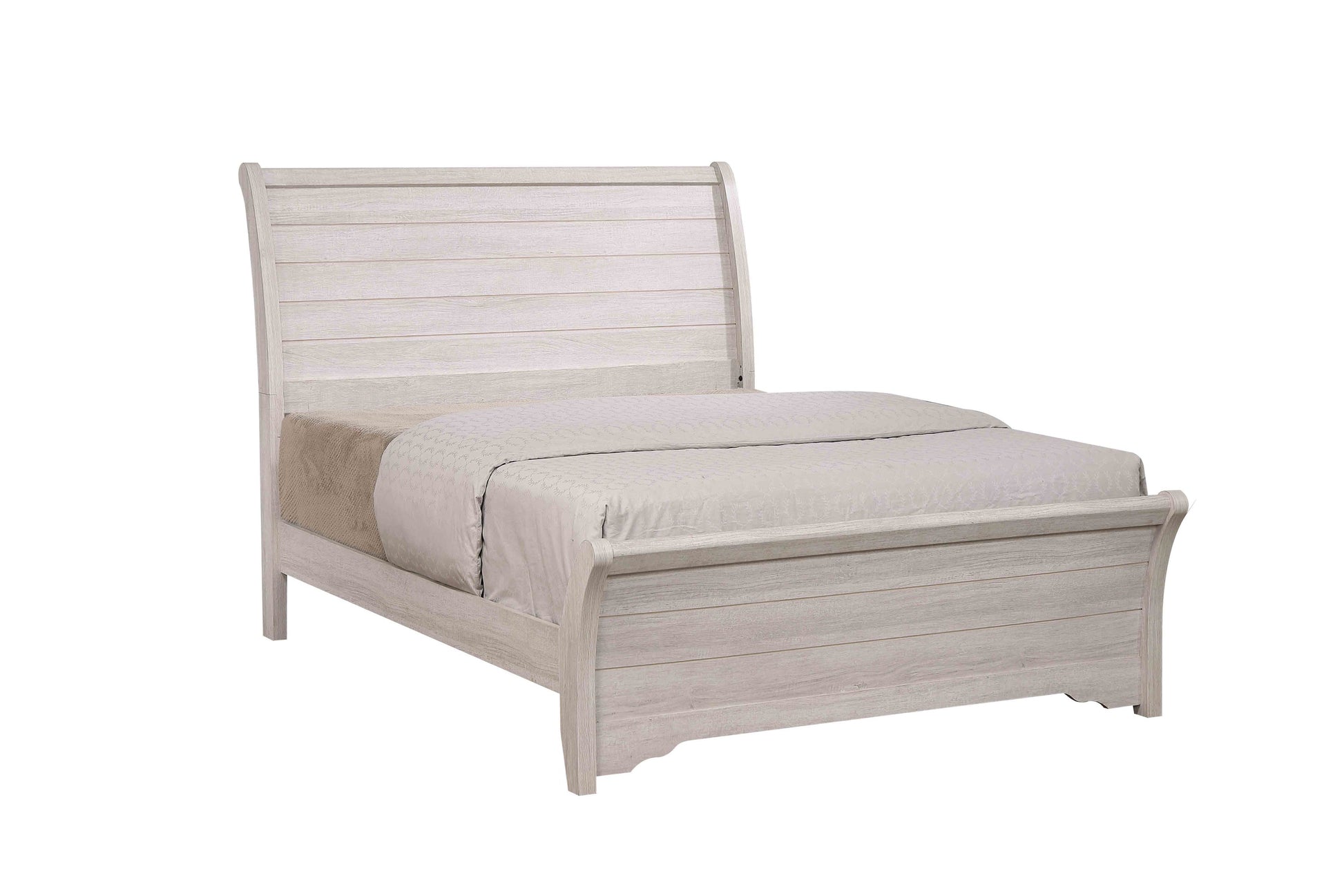 Coralee Chalk/Gray King Sleigh Bed - SET | B8130-K-HB | B8130-K-FB | B8130-KQ-RAIL - Luna Furniture - Dallas Store