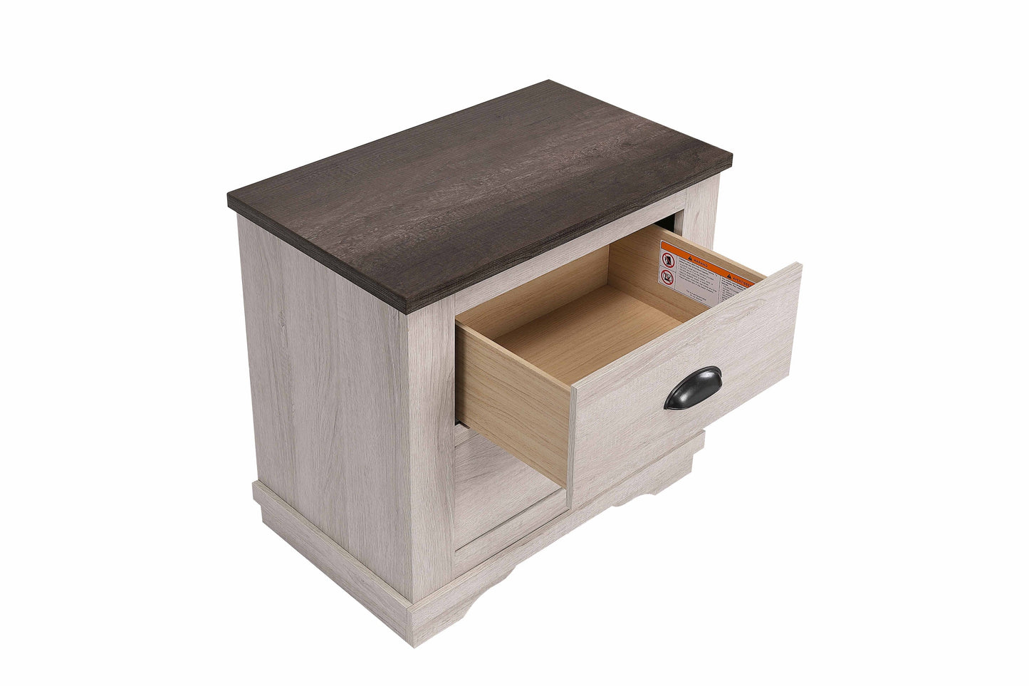 Coralee Chalk/Gray Nightstand - B8130-2 - Luna Furniture - Dallas Store