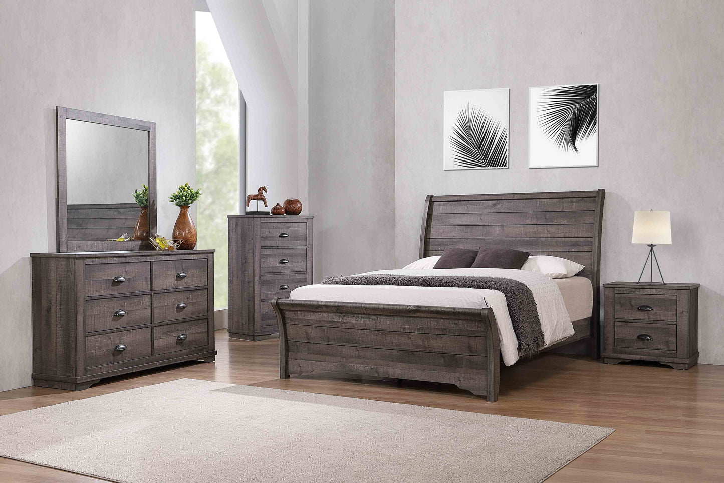 Coralee Gray Chest - B8100-4 - Luna Furniture - Dallas Store