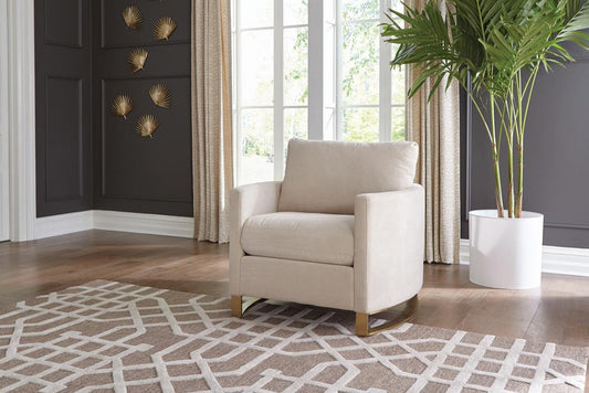 Corliss Beige Upholstered Arched Arms Chair - 508823 - Luna Furniture - Dallas Store