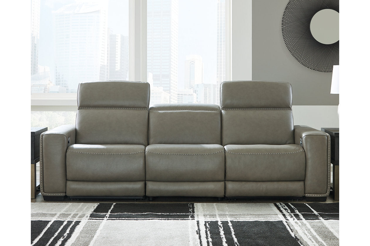 Correze Gray 3-Piece Power Reclining Sofa - SET | U9420246 | U9420258 | U9420262 - Luna Furniture - Dallas Store