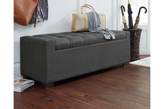 Cortwell Gray Storage Bench - A3000224 - Luna Furniture - Dallas Store
