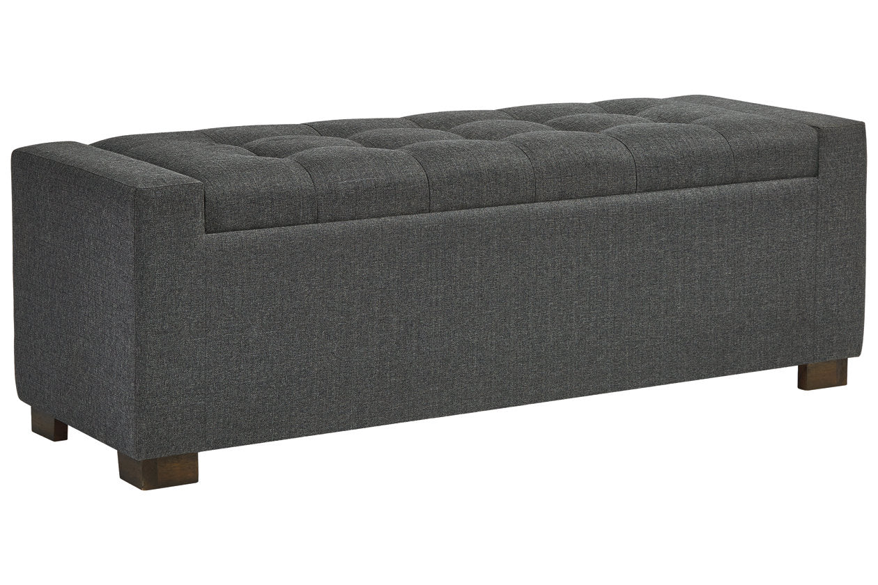 Cortwell Gray Storage Bench - A3000224 - Luna Furniture - Dallas Store