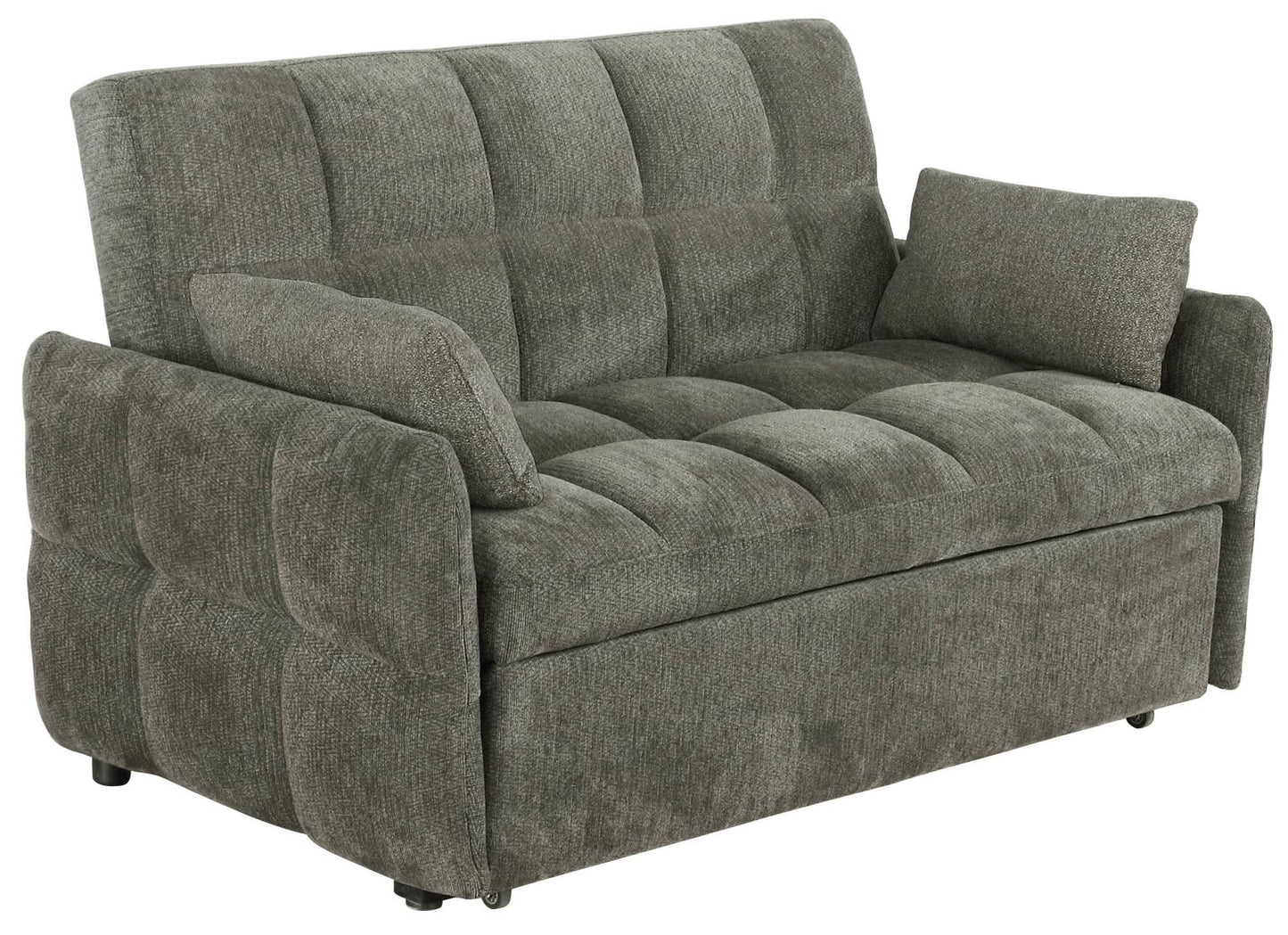 Cotswold Tufted Cushion Sleeper Sofa Bed Brown - 508308 - Luna Furniture - Dallas Store