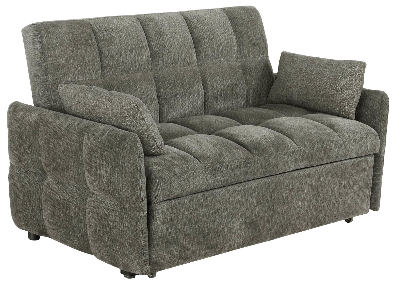 Cotswold Tufted Cushion Sleeper Sofa Bed Brown - 508308 - Luna Furniture - Dallas Store