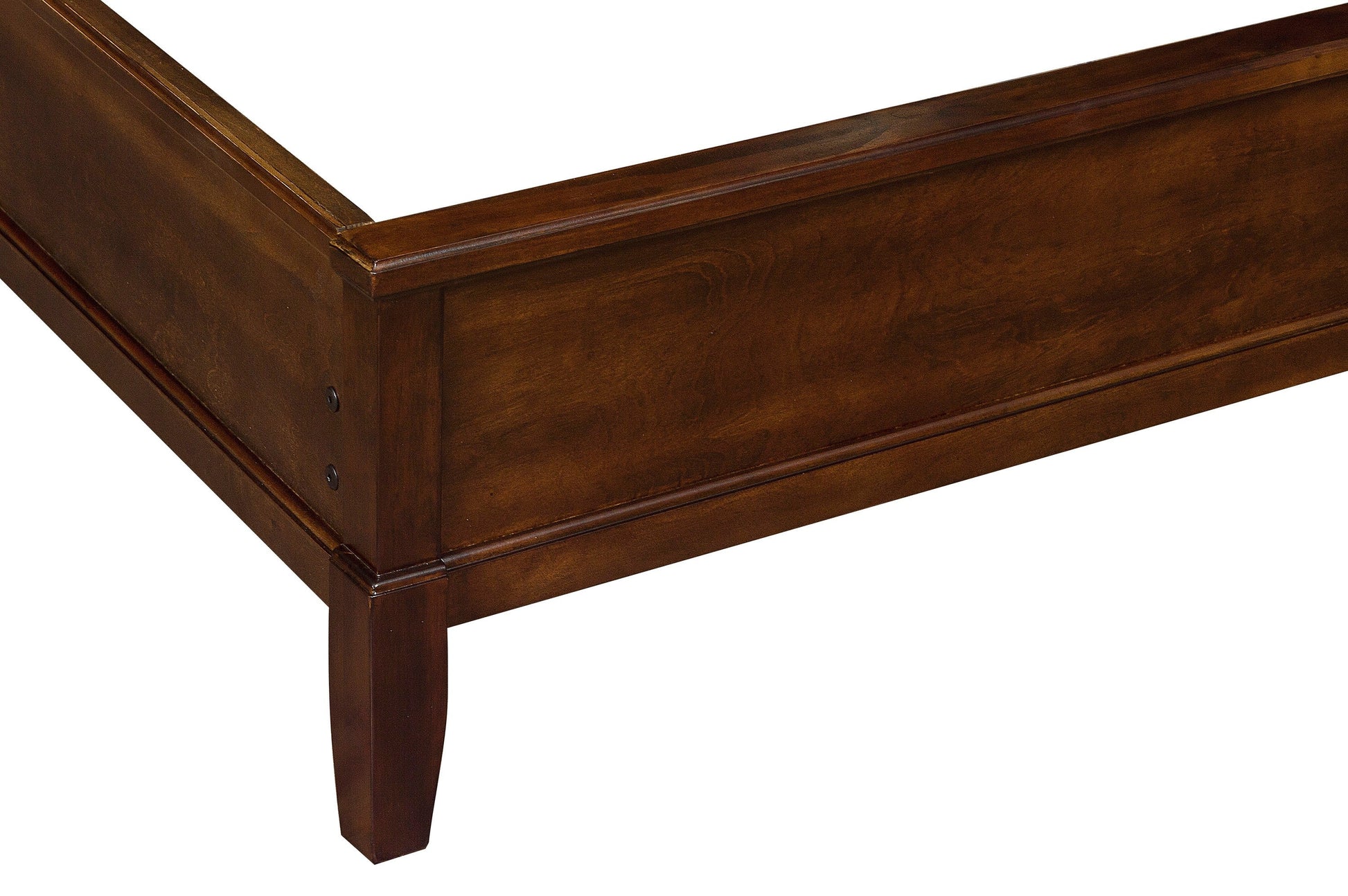 Cotterill Cherry Queen Upholstered Panel Bed - SET | 1730-1 | 1730-2 | 1730-3 - Luna Furniture - Dallas Store