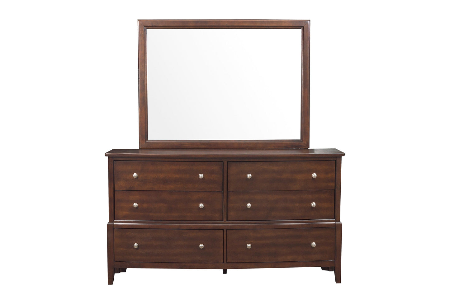 Cotterill Cherry Upholstered Panel Bedroom Set - SET | 1730-1 | 1730-2 | 1730-3 | 1730-5 | 1730-6 - Luna Furniture - Dallas Store