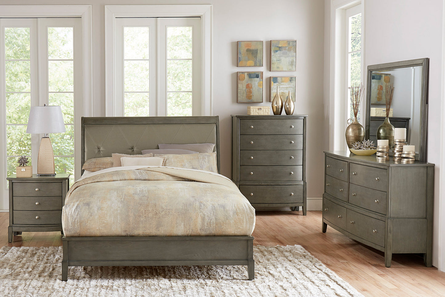 Cotterill Gray Mirror (Mirror Only) - 1730GY-6 - Luna Furniture - Dallas Store