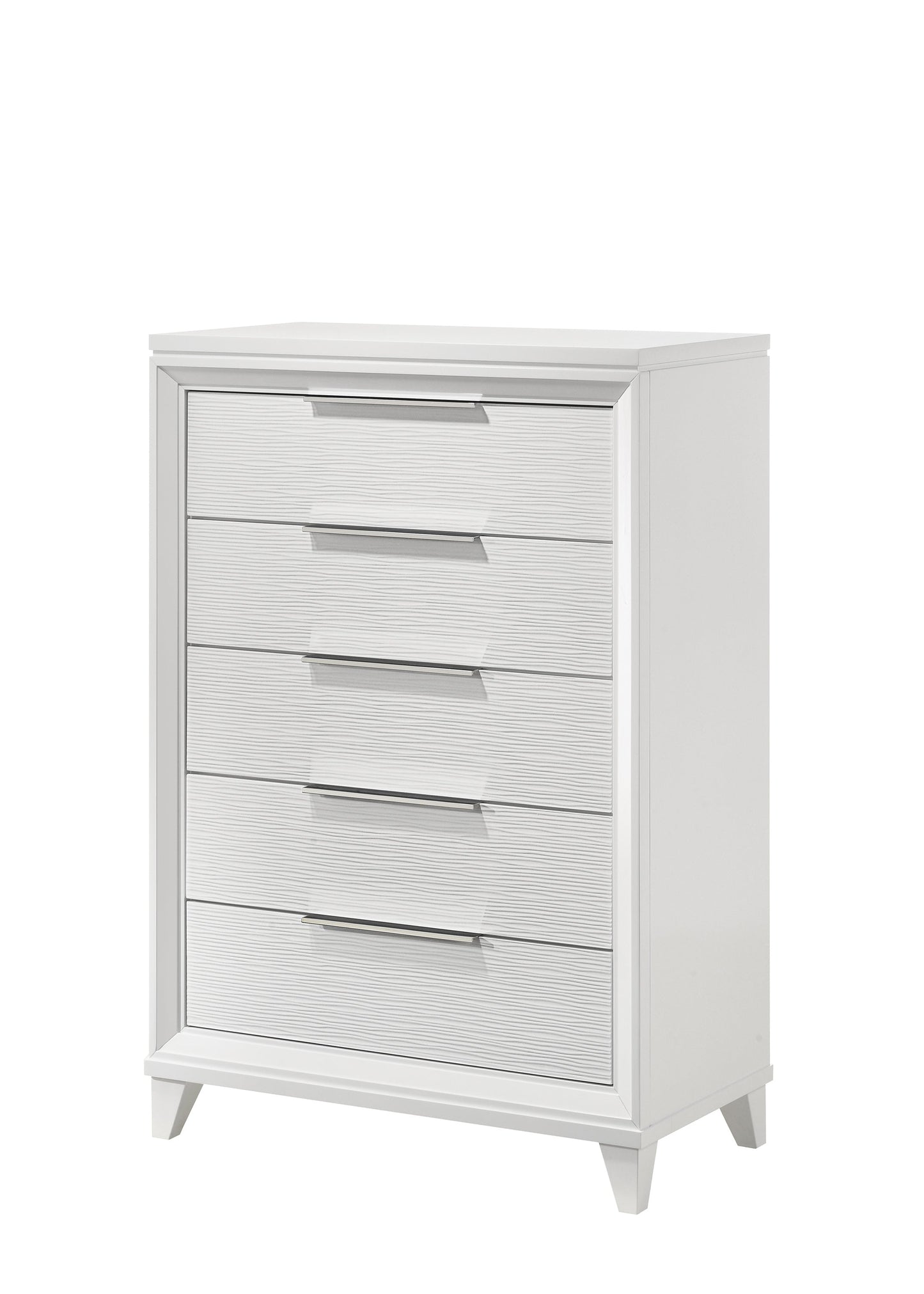 Cressida White Upholstered LED Panel Bedroom Set - SET | B7300-Q-HB | B7300-Q-FB | B7300-KQ-RAIL | B7300-2 | B7300-4 - Luna Furniture - Dallas Store
