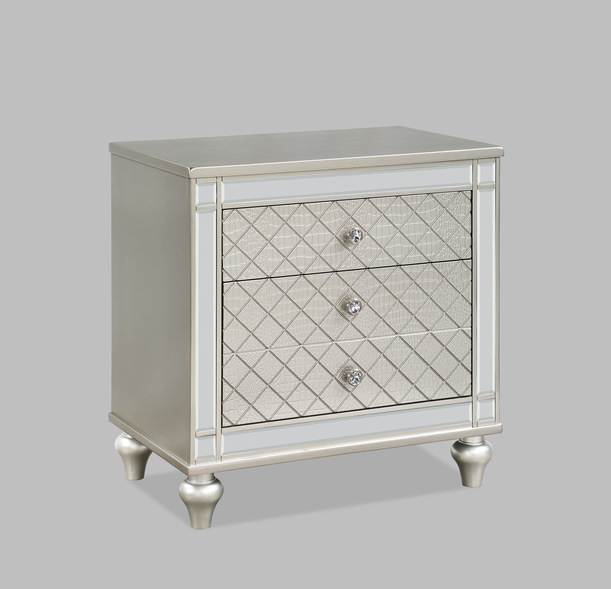 Cristian Champagne Nightstand - B1680-2N - Luna Furniture - Dallas Store