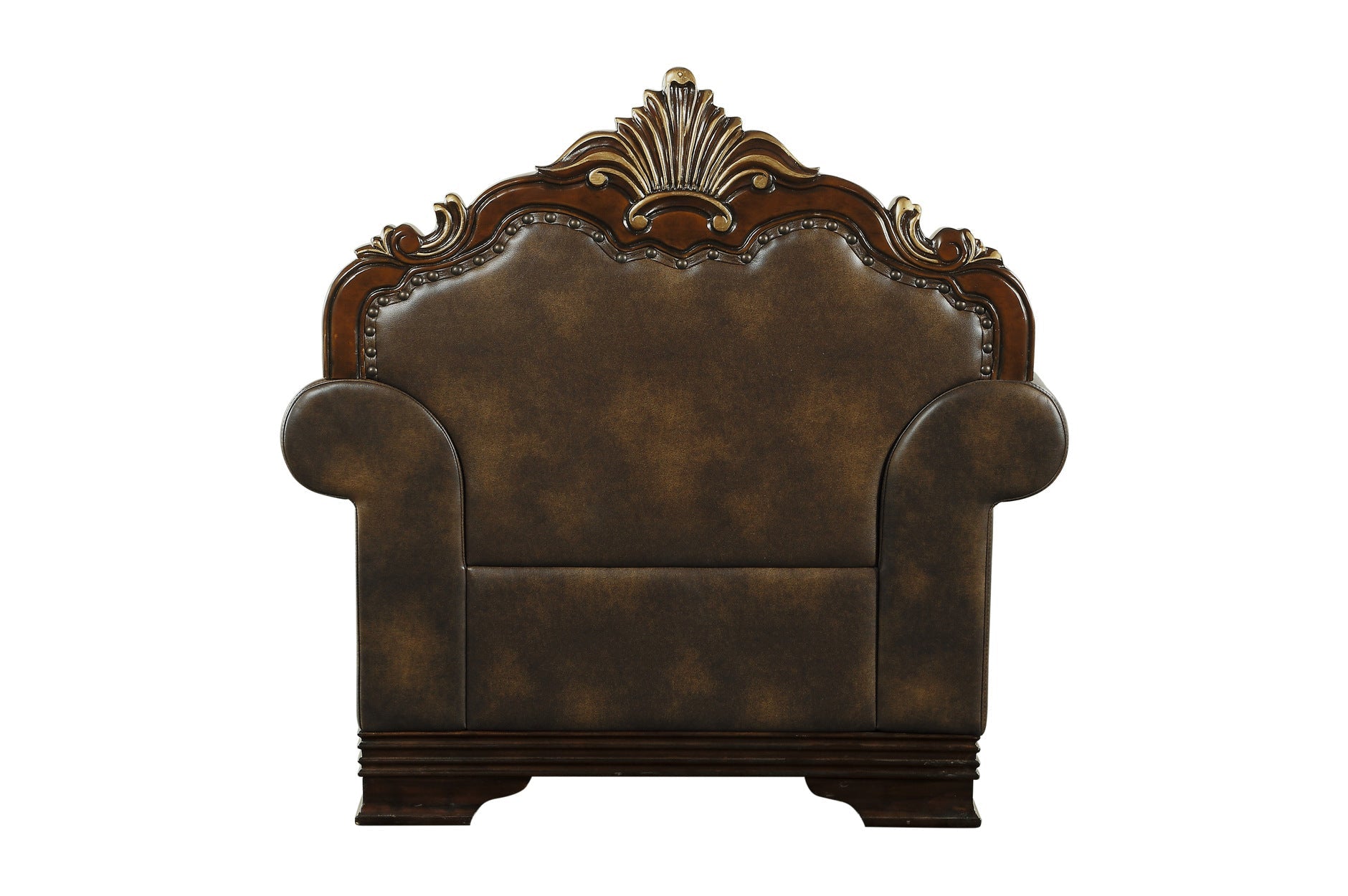 Croydon Brown Chair - SET | 9815-1A | 9815-1B - Luna Furniture - Dallas Store